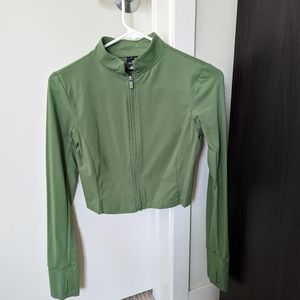 Balance athletica crop zip up